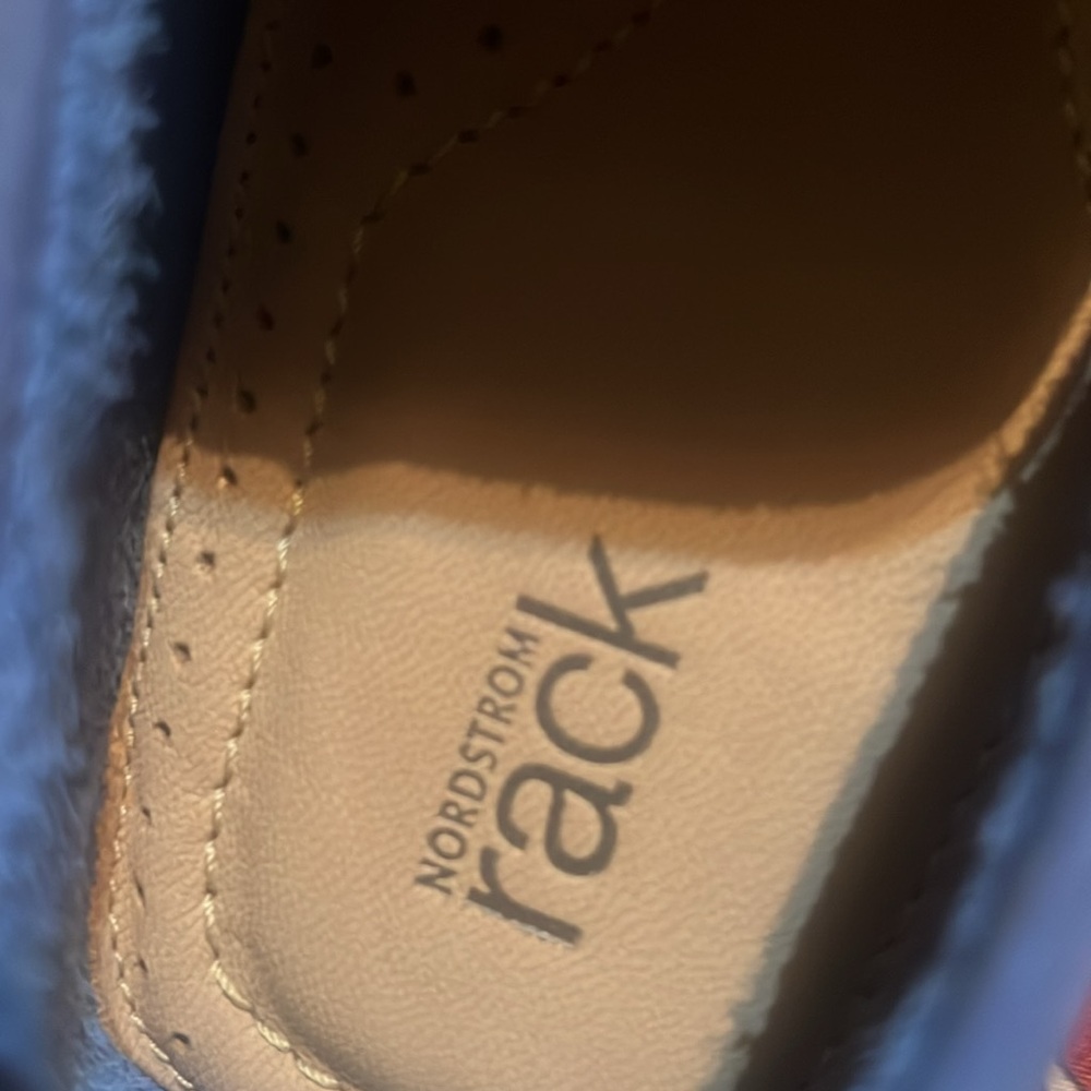 New men’s Nordstrom suede blue loafers - Picture 4 of 5